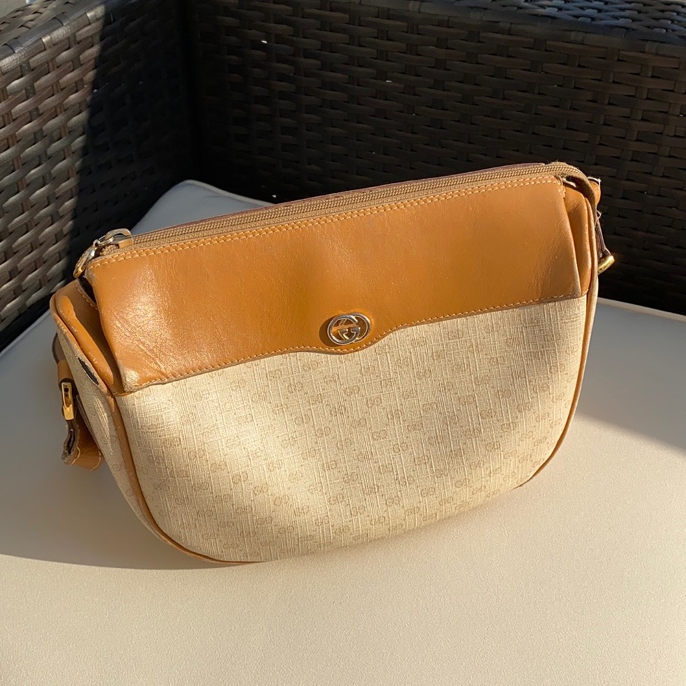 Vintage African Line Gucci Webbed GG Bag